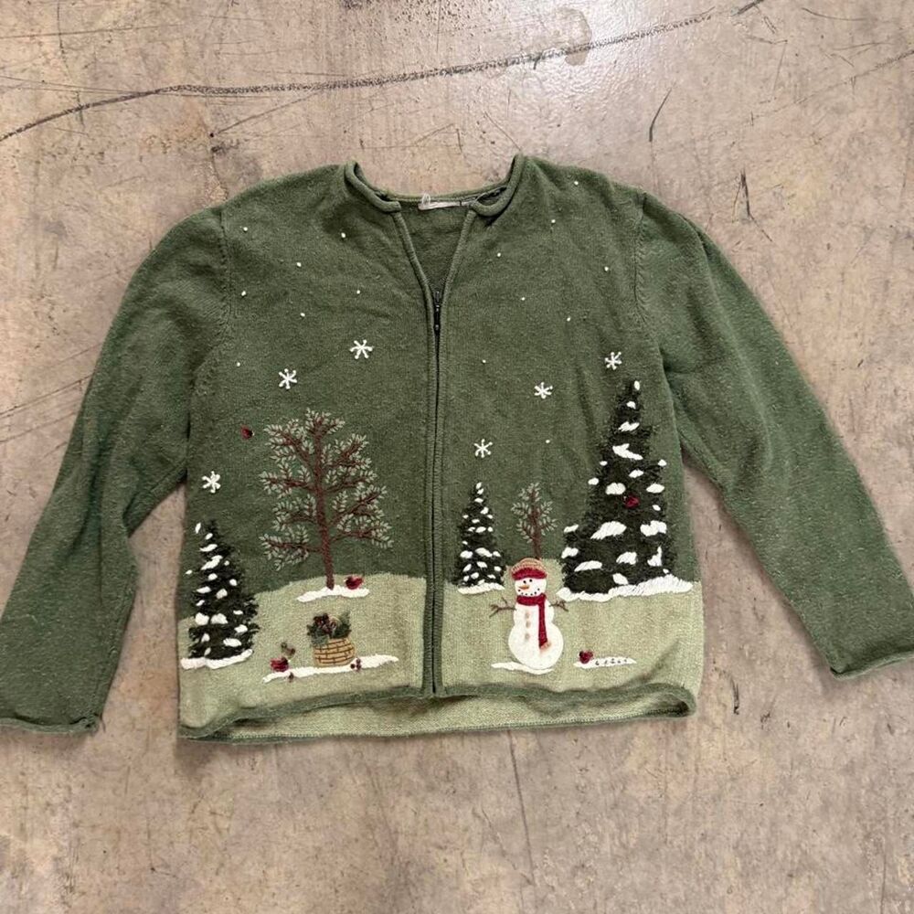 Christmas Christmas Sweater - Zip- up XL